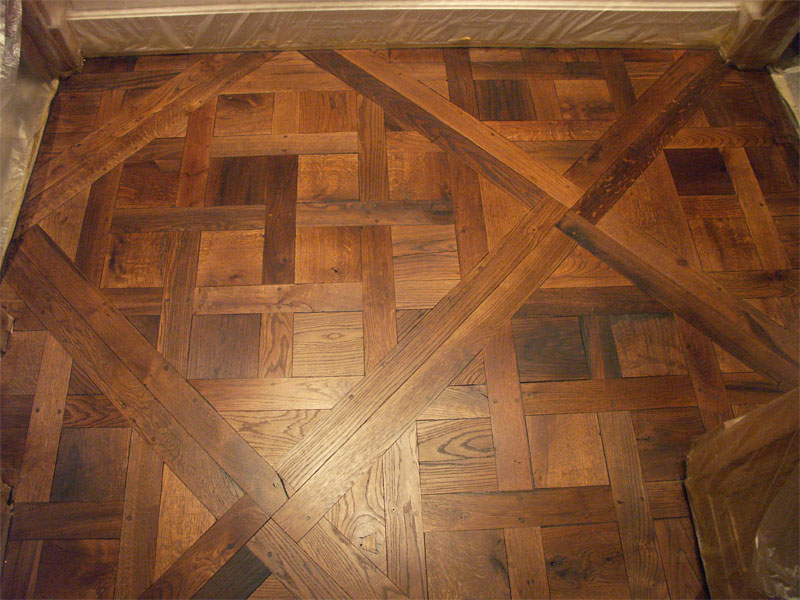  Finishing oiled waxed