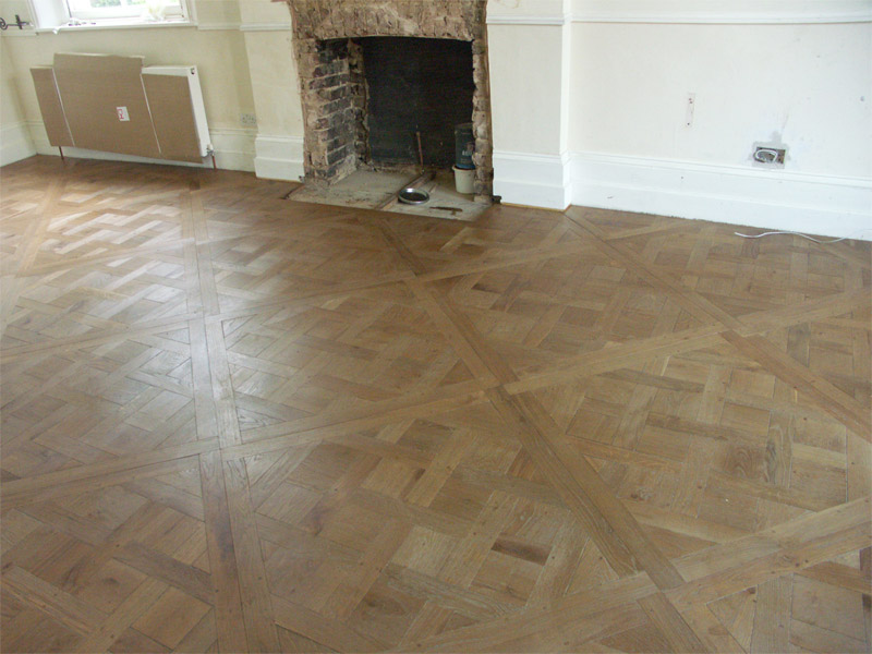 Parquet � panneaux huill�s et cir�s