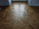 D�tail du parquet de panneaux Versailles