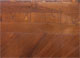 Parquet echelle en s�paration et chaque lame est chevill�e
