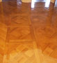 Finishing varnished underway for this parquet Old Versailles