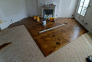 French parquet : old oak