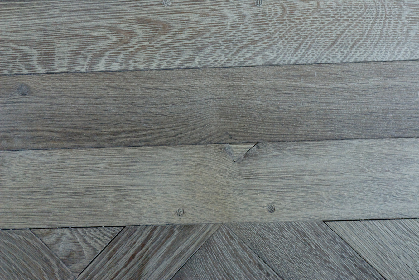 French parquet oak grey leached