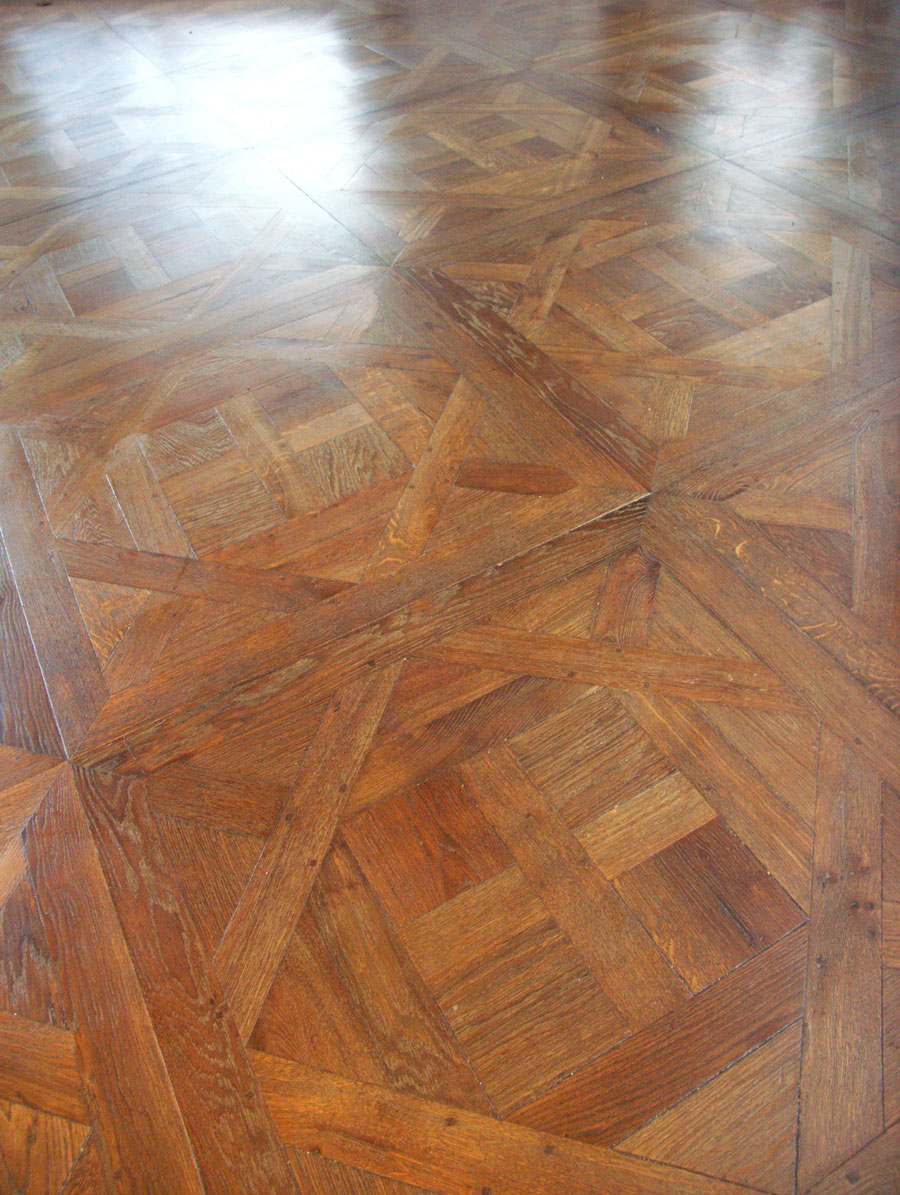 Â¨Parquet d'Aremberg en chÃªne patinÃ© vieilli