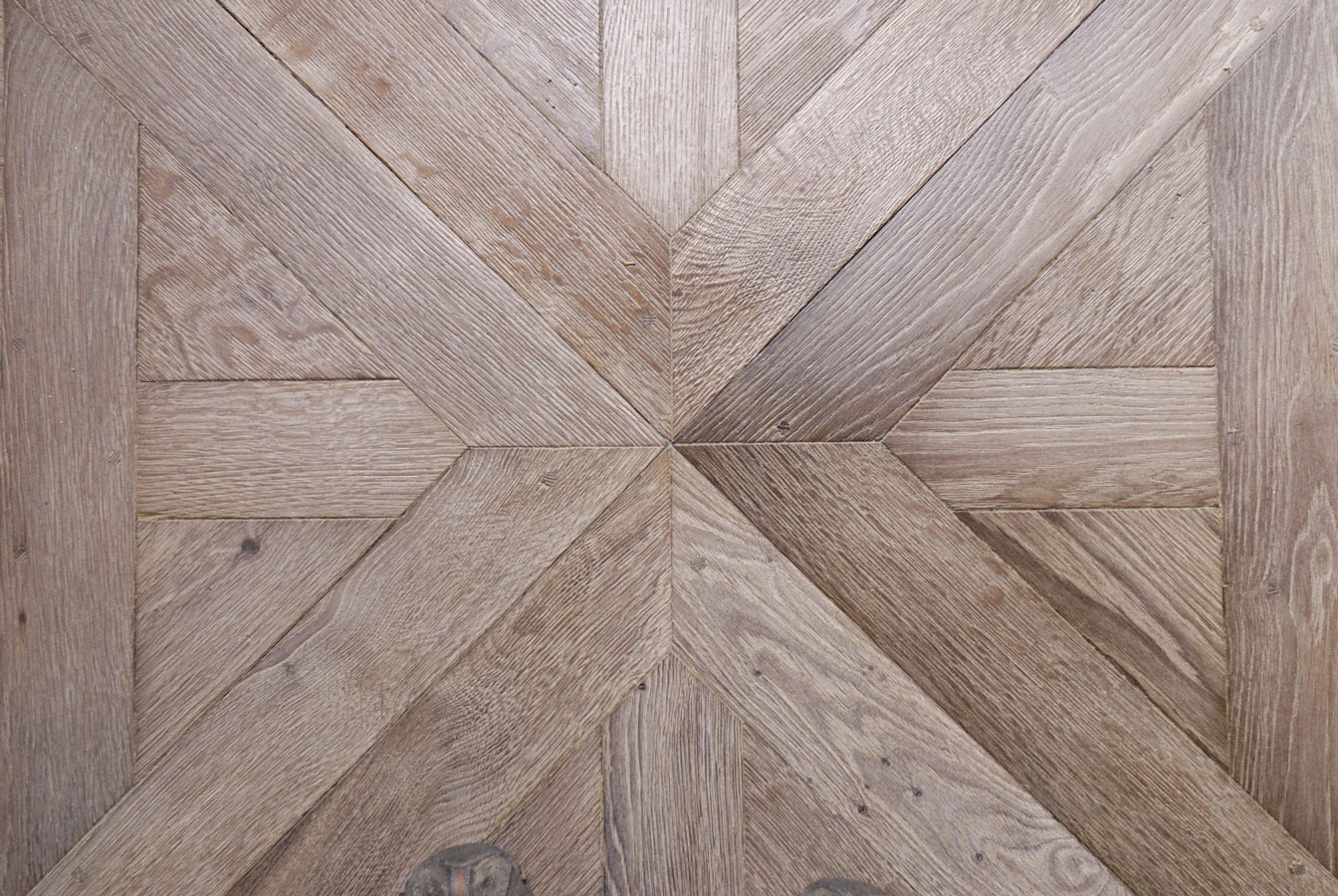 Finition brossÃ©e vieillie du parquet