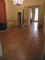Magnifique finition pour ce parquet FougÃ¨res