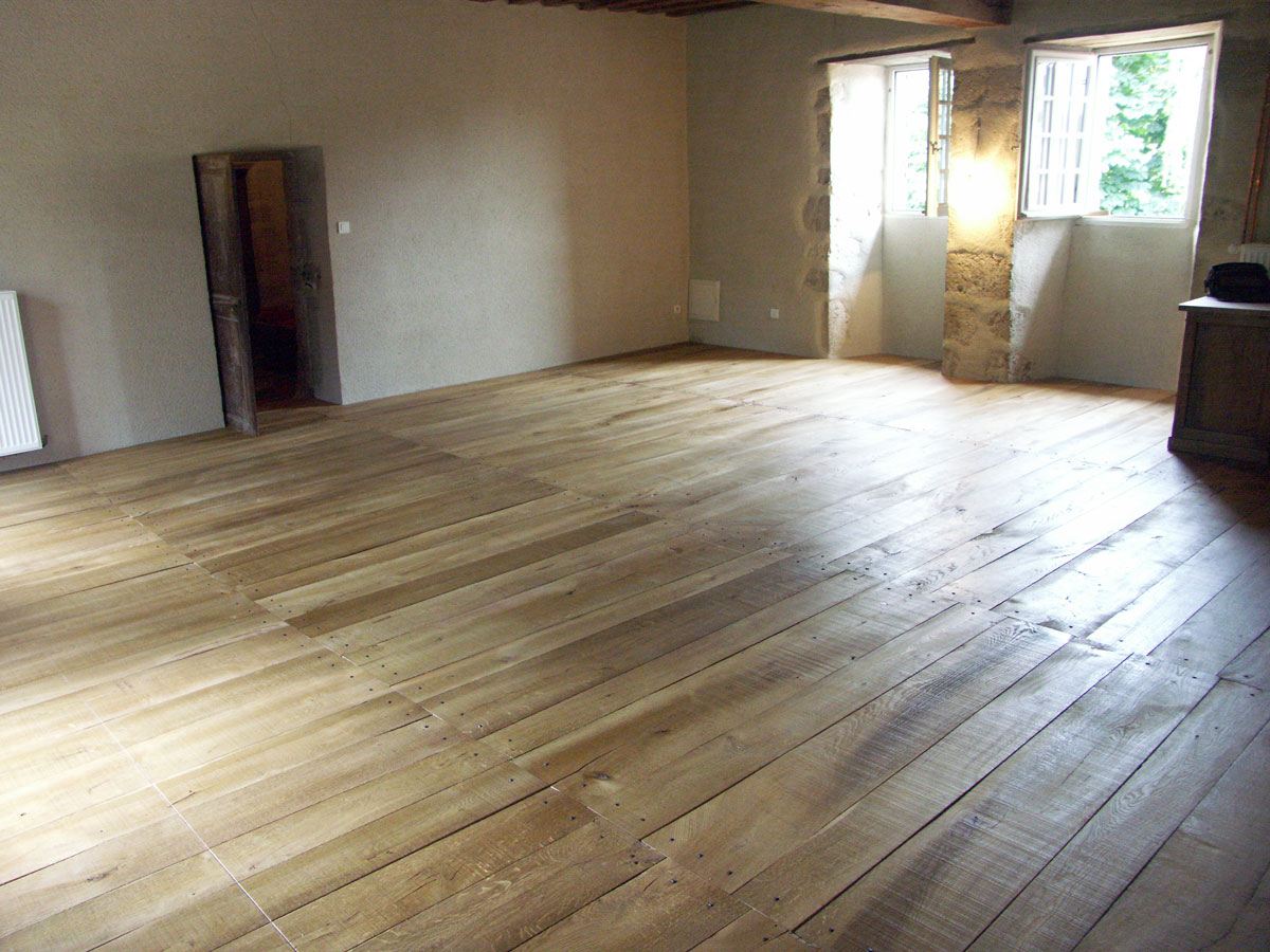 General view of the medieval parquet