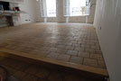 Parquet chêne en bois debout