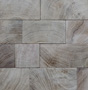 Vue rapprochÃ©e sur ce parquet pavage