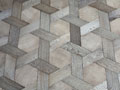 DÃ©tail de ce tapis hexagone
