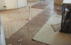 Progression de la pose du parquet Versailles
