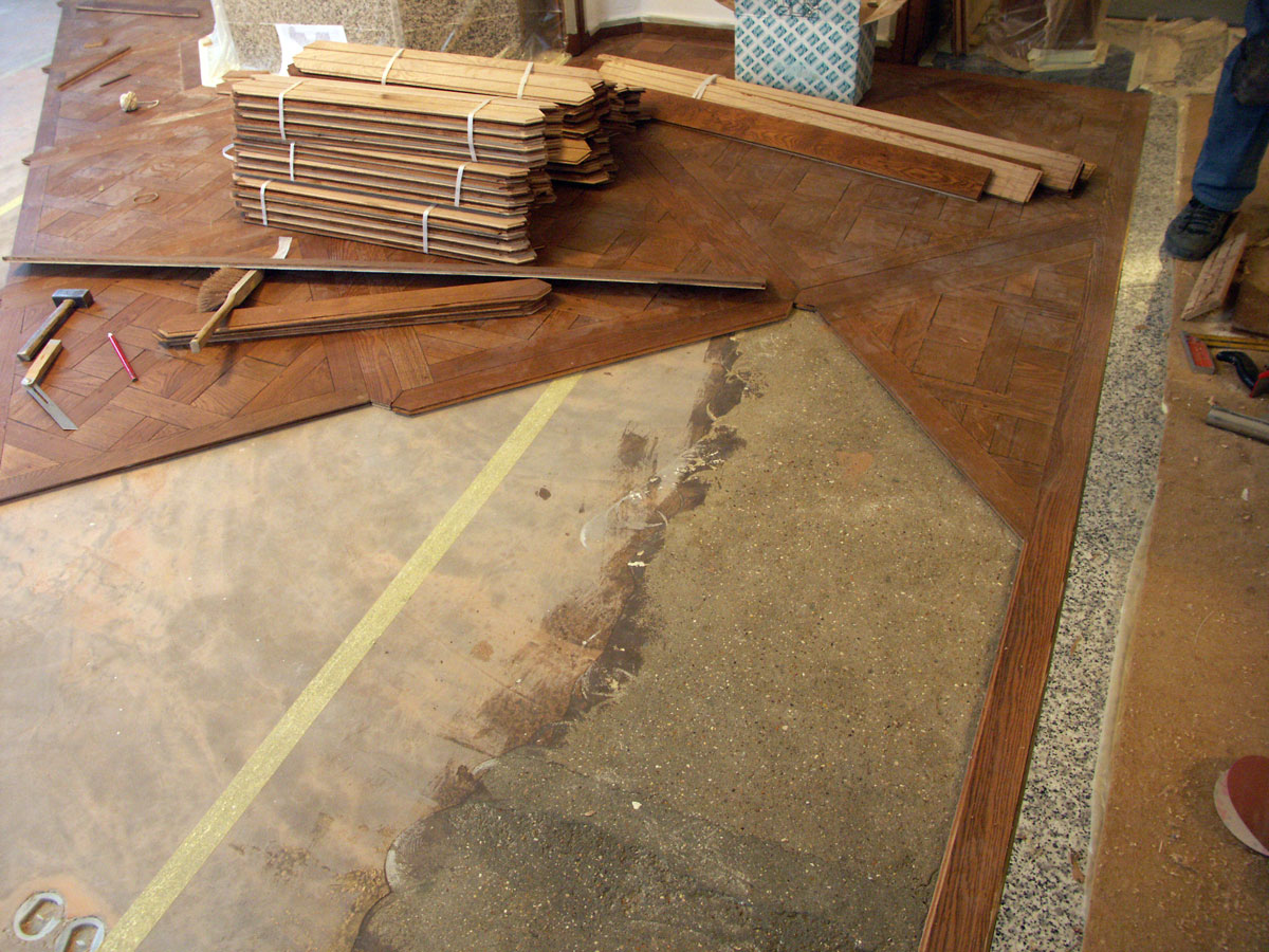 Mise Ã  niveau du parquet et du granit existant
