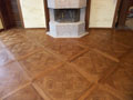 Le parquet Versailles en place