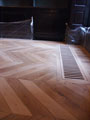 Le chauffage intÃ©grÃ© Ã  ce parquet point de Hongrie