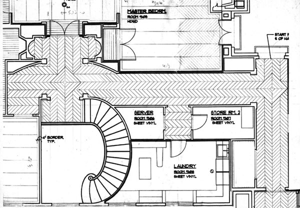 Un plan de parquet point de Hongrie